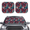 thumbnail image 2 of Vsdgher Geometric Elements Print Car Windshield Sun Shade, Reflective Sunshade Window Sunshade Sun Visor Protector Fit for Cars,Trucks,SUVs-Medium, 2 of 6