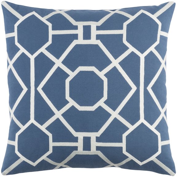 Artistic Weavers Kingdom Porcelain 18" x 18" Pillow (with Down Fill)
