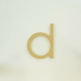 thumbnail image 2 of Package of 1, 18 Inch X 1/2" Thickness MDF Letter d in The Century Gothic Font, Thick, Lower Case for Art & Craft Project, Made in USA, 2 of 3
