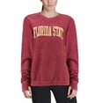 thumbnail image 3 of Women's Pressbox Garnet Florida State Seminoles Comfy Cord Vintage Wash Basic Arch Pullover Sweatshirt, 3 of 3