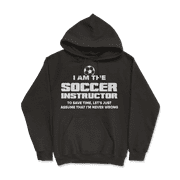 Funny Soccer Instructor T-Shirt - I Am Never Wrong!