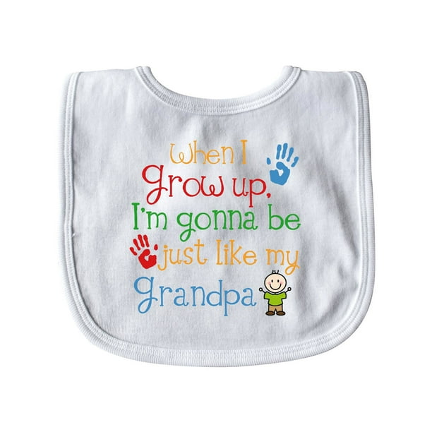 Just Like Grandpa Gift Baby Bib