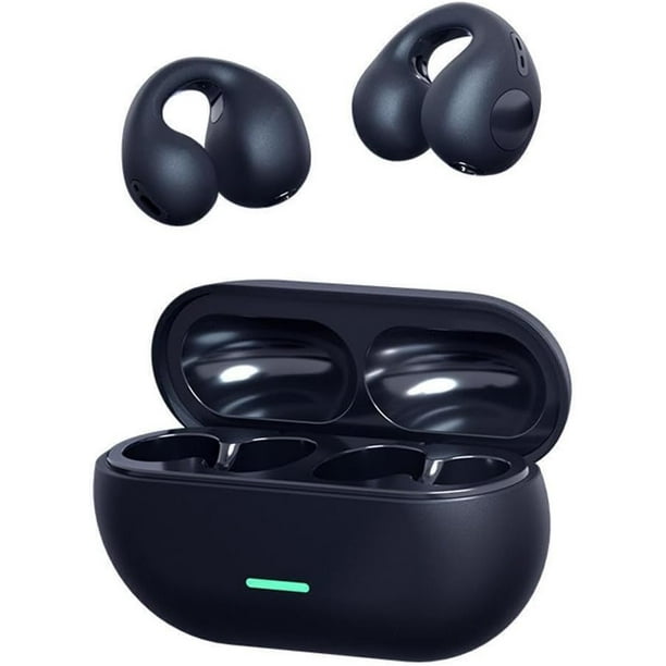 Wireless Earbuds,Open Ear Wireless Bluetooth Headphones Clip on Earbuds, Earbud & in-Ear Headphones,Wireless Sport Ear Buds,Bluetooth 5.3 Clip-on  Earphones,30 Hours Playtime,for iPhone/Samsung 