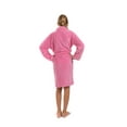 thumbnail image 3 of BC BARE COTTON Bare Cotton Kids Microfiber Fleece Shawl Robe - Girls - Pink - Small, 3 of 5