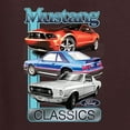 thumbnail image 6 of Wild Bobby, Mustang Ford Classics Cars and Trucks Unisex Graphic Hoodie Sweatshirt, Brown, XX-Large, 6 of 6