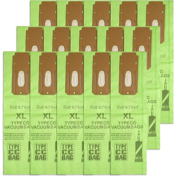15 Pack Vacuum Cleaner Bags For Oreck type CC vacuum bags,XL.Fit All