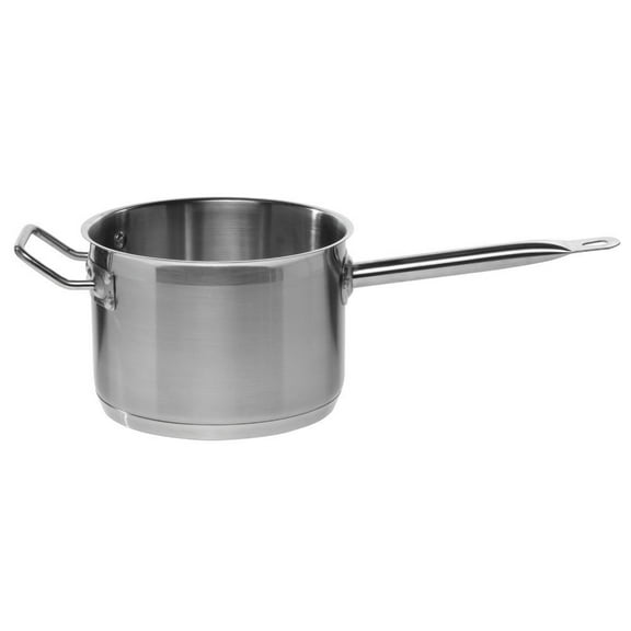 HUBERT® Sauce Pan with Helper Handle 7 1/2 Quart Stainless Steel - 9 1/2 Dia x 6 3/10 H