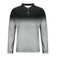 thumbnail image 4 of Blusa y camisa de manga larga con cuello vuelto para hombre, jersey de solapa, manga corta, deportiva, de manga corta, blusa de poliéster para hombre, 4 of 5