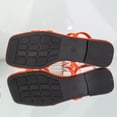 thumbnail image 6 of Xfvqtps Women Strappy Sandals Flat Slip on Open Square Toe Crisscross Summer Sandals Casual Shoes Walking Sandals, 6 of 9