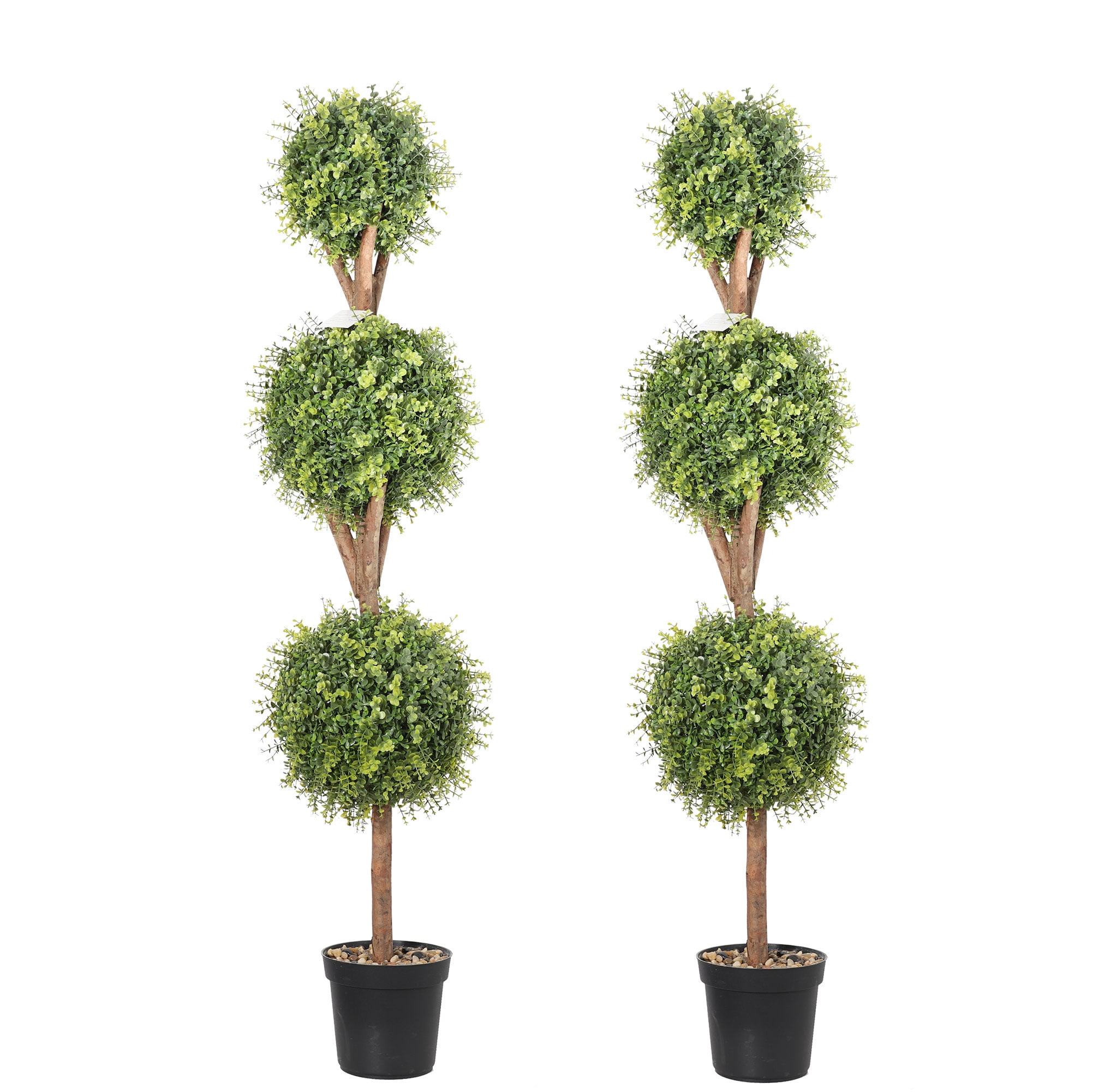 Topiary Artificial Tree,Fake Trees for Outdoor and Indoor,Faux Boxwood