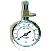 VIAIR 90072 100 PSI 2'' Tire Gauge with Bleeder Valve