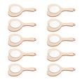 thumbnail image 2 of 10Pcs DIY Wooden Mirror Unfinished Handheld Mirror Makeup Mirror DIY Materials, 2 of 8