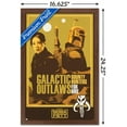 thumbnail image 3 of Star Wars: The Book of Boba Fett - Galactic Outlaws Wall Poster, 14.725" x 22.375", Framed, 3 of 3
