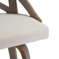 thumbnail image 5 of LumiSource Light Grey Wood, Cream Noise Fabric Charlotte Counter Stool - Set of 2, 5 of 10