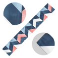 thumbnail image 5 of Yayeee Table Runner 70 inches Long Home Kitchen Dinning Party Decoration, Blue Geometric, 5 of 7