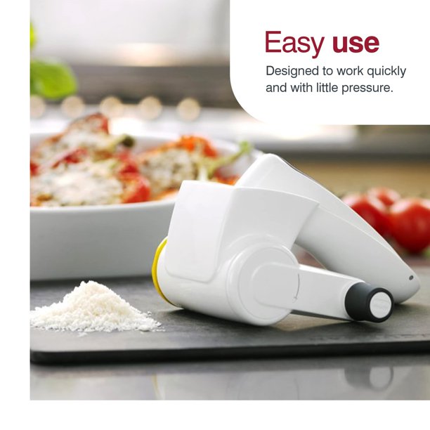 Zyliss Classic Cheese Grater - Rotary Cheese Grater - Handheld