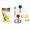 C, variant on Lawn Game Set for Toddlers & Families, Outdoor Yard Toss Competition Stakes