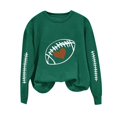 thumbnail image 2 of Evdexr Womens Heart Football Graphic Sweatshirt 2026 Oversized Long Sleeve Crew Neck Pullover Fall Winter Casual Relaxed Lightweight Tops 4XL, 2 of 4