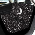 thumbnail image 3 of Xoenoiee Sun Moon Skull Celestical Print Car Seat Covers Full Set, Polyester Material Automotive Accessories Vehicle Seat Protectors Fits Most Cars, 3 of 6