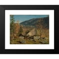 thumbnail image 2 of Amaldus Nielsen 14x11 Black Modern Framed Museum Art Print Titled - Autumn Day. Bjelland, Mandal (1862), 2 of 5