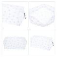 thumbnail image 3 of 1 Pc Women Convenient Flower Cosmetic Bag for Vacation Outdoor Activities Purple EVA, 3 of 4