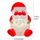 thumbnail image 3 of Luz nocturna de silicona con forma de Papá Noel Lámpara nocturna recargable LED con colores vivos, 3 of 6