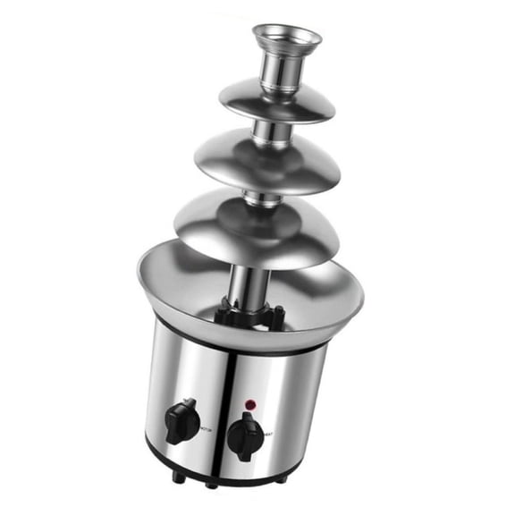 Sinyiin Four Layer Stainless Steel Chocolate Fountain Machine for Parties and Event Use