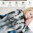 thumbnail image 3 of Orinice Snow Leopard Sherpa Blanket Animal Print Throw Blanket Super Soft Fuzzy Blanket Thick Warm Fleece Blankets for Couch Bed 60x80in, 3 of 6