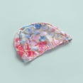 thumbnail image 4 of CNKOO Kids Girls Swimsuit Backless Printed Mesh Ruffled One-Piece Bathing Suit with Hat, 4 of 8