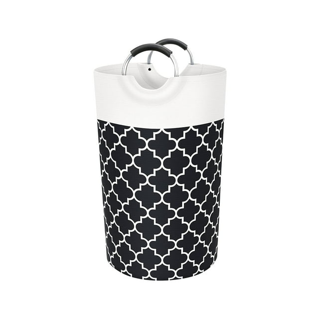 Binwennn Closet Organizer for Clothes Easy Storage under Bed Storage Containers Round Freestanding Laundry Hamper Collapsible Tall Clothes Hamper With Extended Handles For Clothes Toys In The