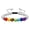 G, variant on Seven Veins Energy Bracelet Men Ladies Adjustable Drainage Bracelet Anklet Bracelet Chakra Energy Protection Gift stretch cord for bracelets, 1PCS