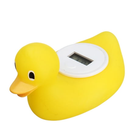 Digital LCD Display Baby Kids Bath Thermometer Water Sensor Safety Floating Duck Floating Toys Bathroom Fun -10℃~50℃ (Bilt-in