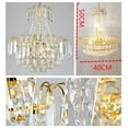 thumbnail image 6 of K9 Crystal Chandelier Modern Luxury Pendant Lamp Ceiling Lamp Fixture Gold, 6 of 12