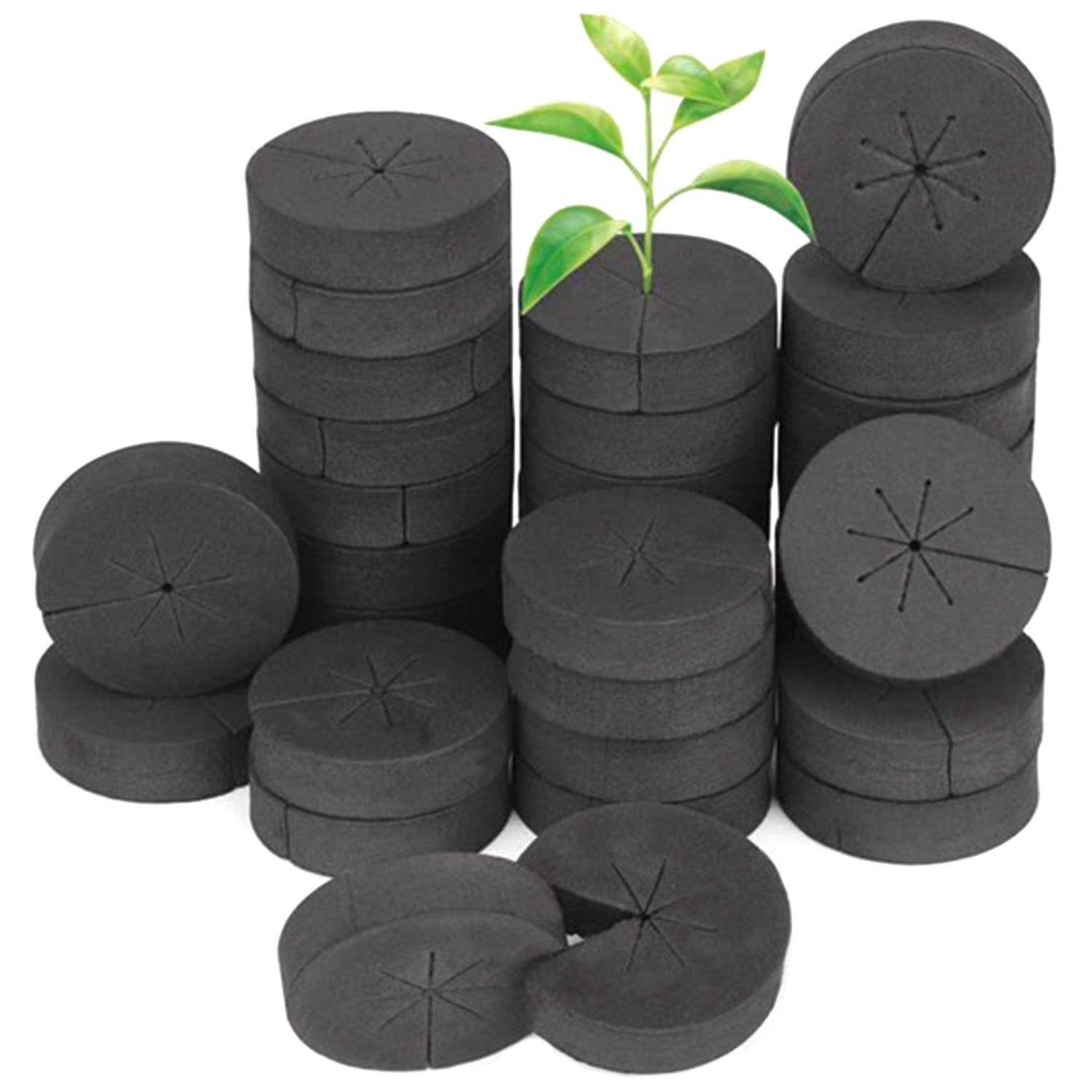 Gardening Supplies 5CM Black Neoprene collars for hydroponics system 30pcs-pack 