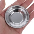 thumbnail image 2 of Plato pequeño de metal para bolsitas de té, ideal para el hogar o la sala de té. Organizador redondo para bolsitas de té. Posavasos y accesorio para guardar diversos artículos., 2 of 7
