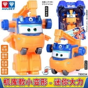 New Hot Super Wings 2" Scale Mini Transforming Anime Deformation Plane Robot Action Figures Transformation Toys Gifts For Kids
