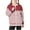 #0025-Red, variant on Favoffer Girls Graphic Zip Up Hoodies Sweatshirt with Pockets Kids Hooded Coat Casual Outerwear Rainbow Plaid Stripe Campus Daily Outings Parties 5-15Y
