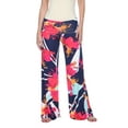 thumbnail image 2 of Women's Paint Splash Printed Palazzo Pants, 2 of 2