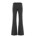 thumbnail image 6 of Ruimatai Women's Flared Yoga Pants High Waist Striped Long Lounge Pants with Drawstring for Stretchy Comfort and Stylish Casual Wear, 6 of 9