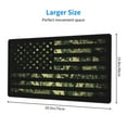 thumbnail image 3 of Kdxio American Flag Camo Print Large Gaming Mouse Pad,Non-Slip Base,Water Resist Keyboard Pad for Gamer,Office & Home,29.5 x 15.8 in, 3 of 9