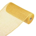 thumbnail image 1 of Unique Bargains PP Burlap Mesh 10' x 10 Yards Decorative Wrapping Ribbon, Gold 1 Roll, 1 of 5