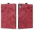 thumbnail image 6 of XYX Case for iPad 10th Gen 2022, Cherry Blossom Cat PU Leather Folio Stand Magnetic Shockproof Protective Cover (Red), 6 of 7