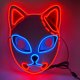 thumbnail image 3 of Accesorios LED para disfraces, cara de plástico de anime japonés, cosplay luminoso para adultos, mascarada, 3 of 4