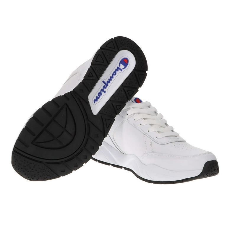 Champion Men s Shoes 93Eighteen Classic Lace Up Casual Running Walking Sneaker Black or White White 10