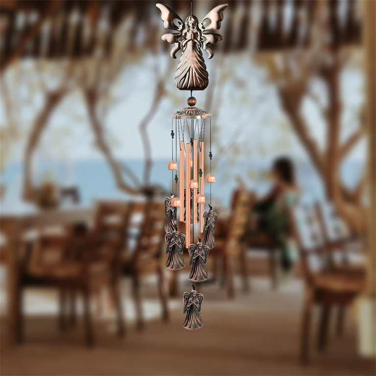 Angel Wind Chime, Waterproof Brass Wind Chime Decoration, Suitable