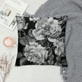 thumbnail image 2 of Nawypu Husandy Throw Pillow Covers Black and White with Floral Bouquet of Roses Daisy Blue Wild Flowers in Vintage Style Watercolor Pillow Case 18x18 Inch Cushion Cover for Home Party Decor, 2 of 5
