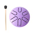 thumbnail image 1 of Steel Drum, Ethereal Drum Entertainment 6 notas 3 pulgadas Hand Pan Drumstick Violeta Yuyangstore lengua de tambor, 1 of 8