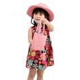 thumbnail image 2 of Straw Hats Girls Kids Sun Hats Summer Beach Hats Straw Woven Pocket Suit Outdoor Activities, 2 of 7
