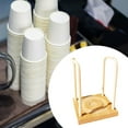 thumbnail image 6 of yotijay Paper Cup Holder Save Space Stand Coffee Cups Rack for Restaurant Break Room White 1 Slot, 6 of 9