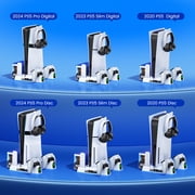 PS5 Cooling Stand with Dual PS5 Charging Dock,ESYWEN PS5 Accessories,Cooling Station for Playstation 5 Pro,Slim,Disc,Digital
